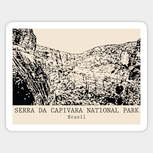 Serra da Capivara National Park - Brazil Sticker